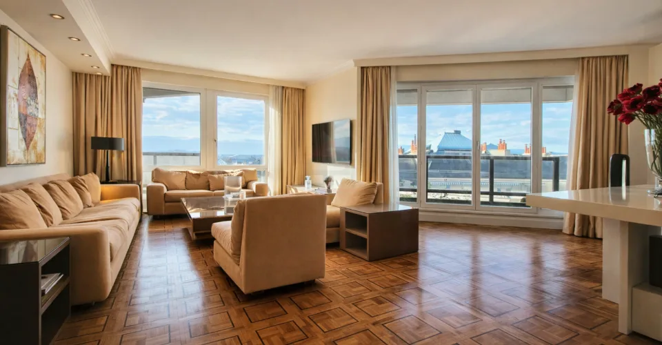 Appartement d'exception à Champel avec vue panoramique sur Genève