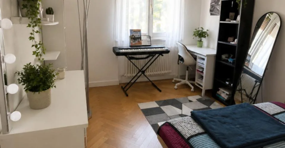 Grand studio aménagé (type 2.5 pièces) à Renens