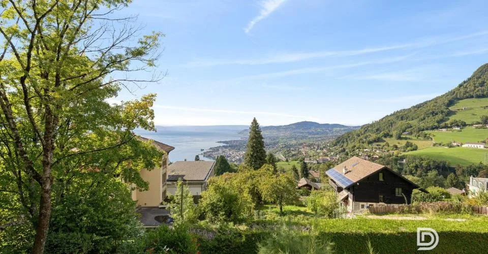Villa à Glion : Un cadre de vie familial entre nature et Montreux
