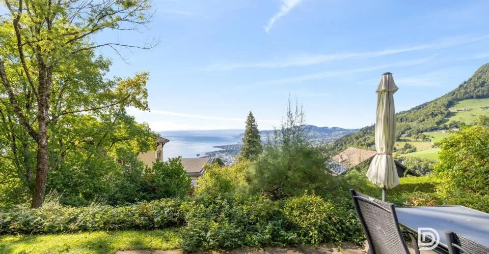 Villa à Glion : Un cadre de vie familial entre nature et Montreux