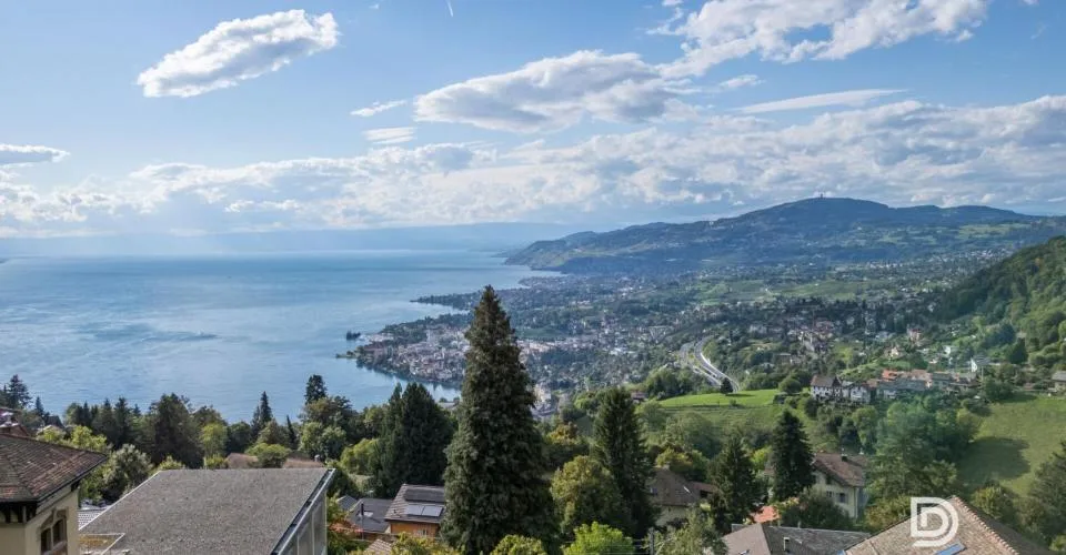 Villa à Glion : Un cadre de vie familial entre nature et Montreux