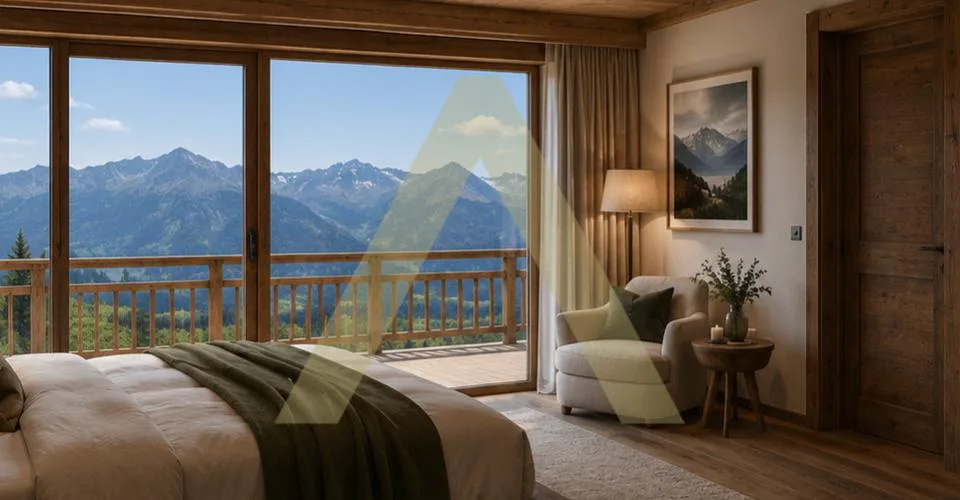 Wunderschöne neue Wohnung in der Nähe des Zentrums von Crans-Montana – Foto 12 von 14