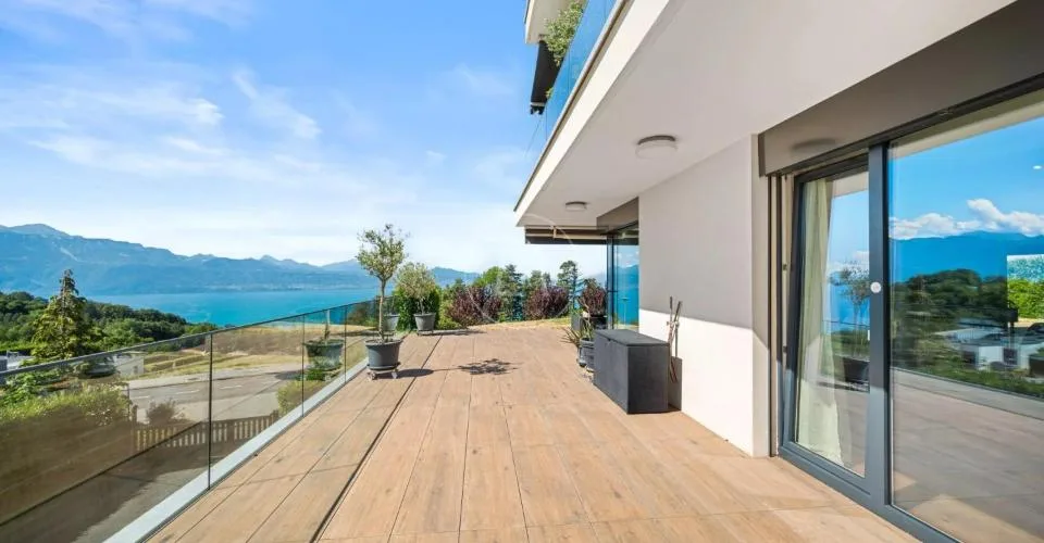 Magnificent modern apartment with panoramic view over Lutry – Foto 20 von 23