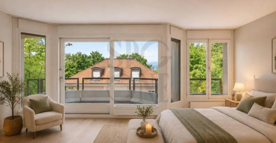 Townhouse au cœur de Champel avec jardin et terrasses – Foto 3 von 5