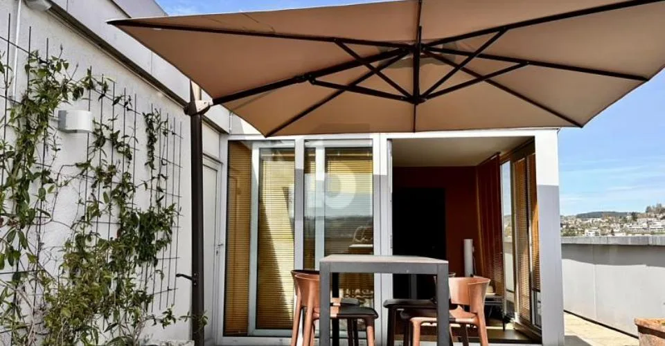 Sopra i tetti con panorama alpino – foto 11 di 12