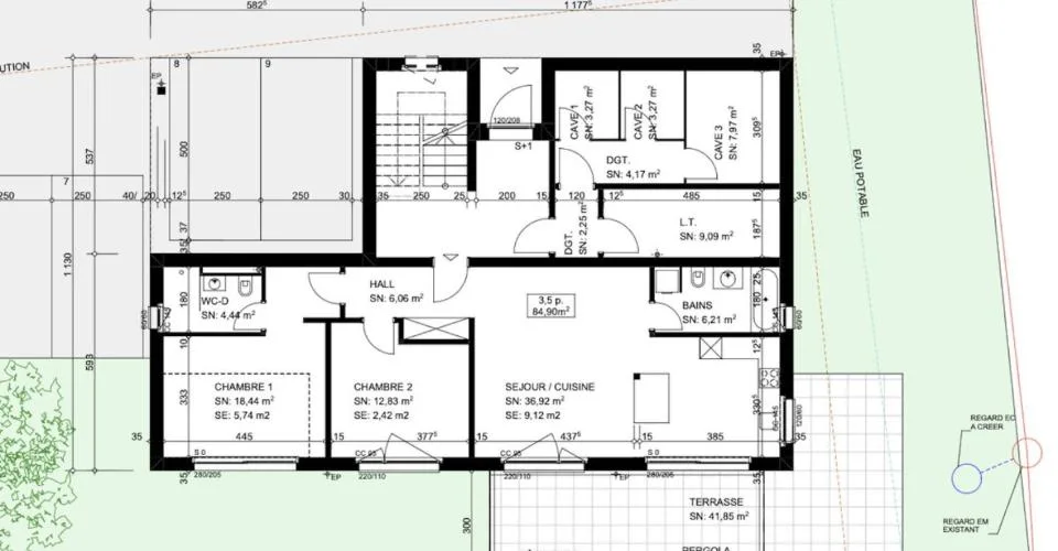 Magnificent 3.5 room new apartment - B5 – photo 6 of 8