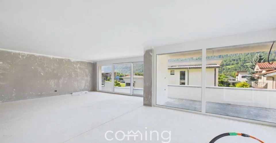 Neubau 4.5-Zimmer-Wohnung in Niedergesteln - Balkon, Bodenheizung, schlüsselfertig – photo 3 sur 22