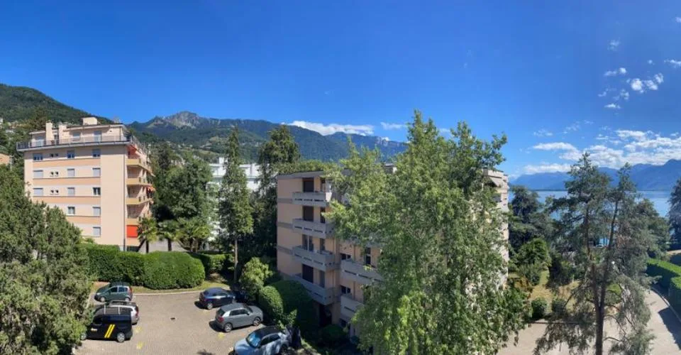 Appartement mit 1,5 Zimmern, ideal gelegen mit sehr schönem Blick auf den See und die Berge, 150 m von den Quais von Montreux – Foto 3 von 20