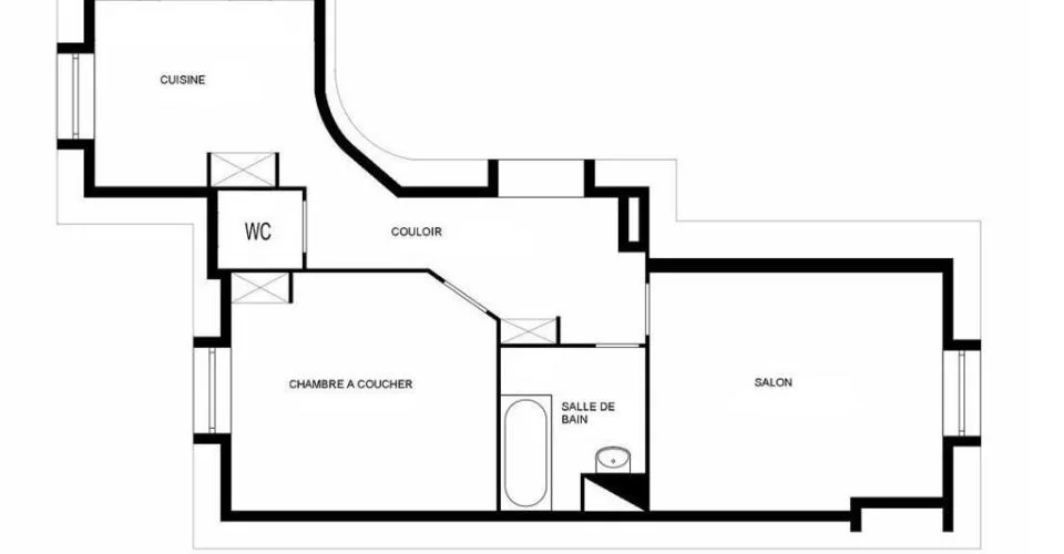 Appartement 3 pièces - Jonction – foto 2 di 7