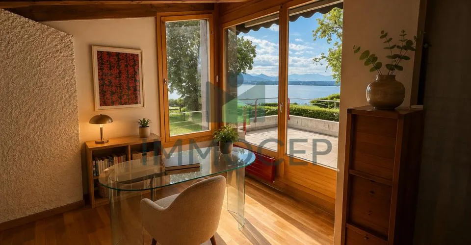 Propriété d'architecte à rénover à Versoix avec vue lac – Foto 9 von 24