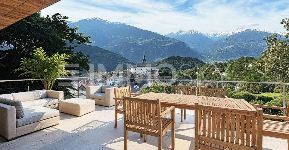 3.5 Zimmer Wohnung in Ayent – foto 6 di 9