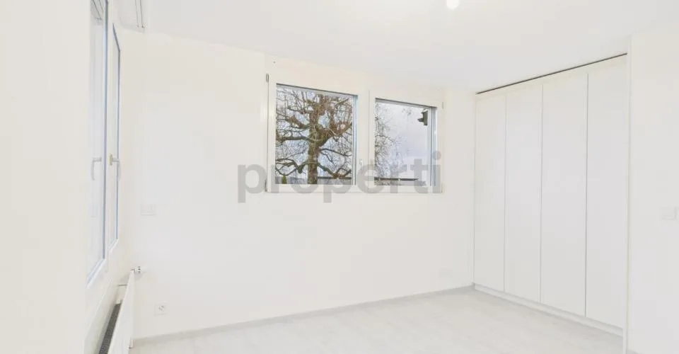 Modern 6.5 room row house with garden in La Neuveville