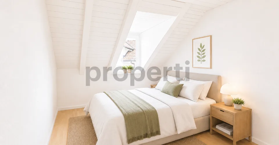 Helle 4.5-Zimmer-Dachwohnung mit Balkon und inklusive Nebenkosten i...