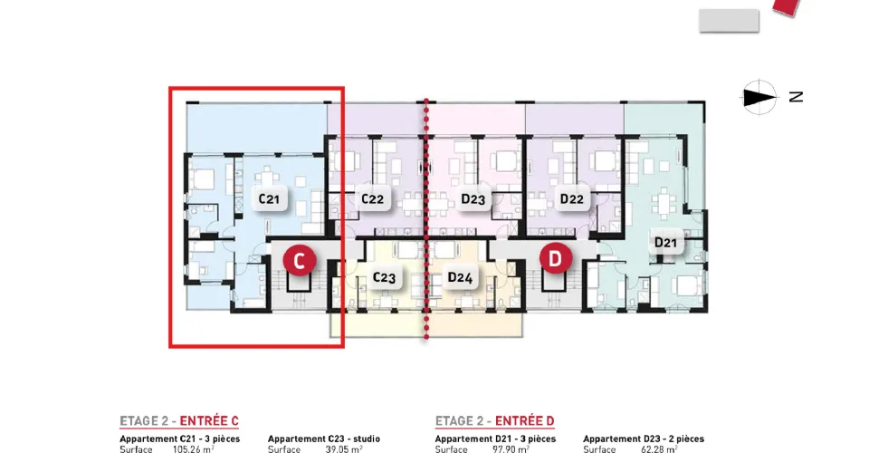APROZ – APPARTEMENT DE 3.5 PIÈCES | INVESTISSEMENT OU RÉSIDENCE PRINCIPALE – photo 7 sur 9