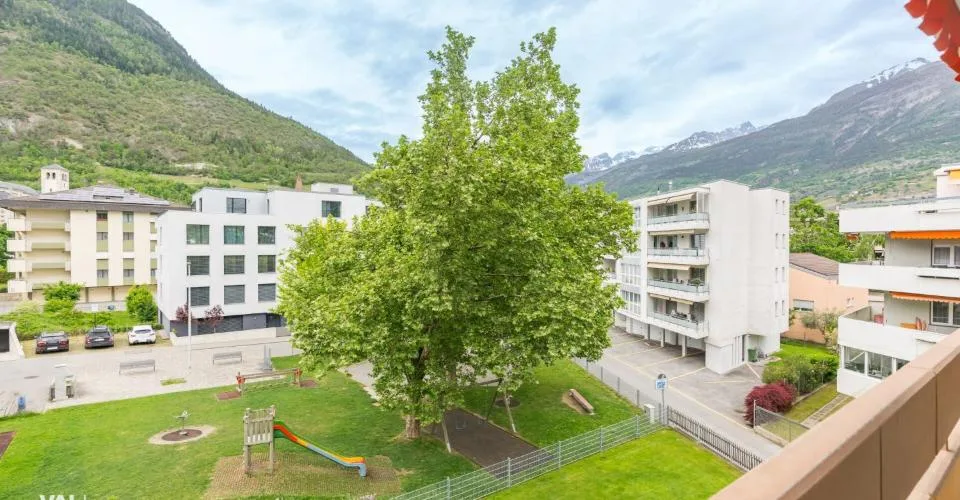 4.5-Zimmer, Balkon, Bergpanorama - zentral in Visp