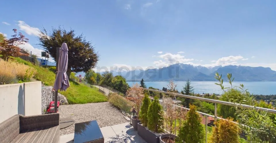 Panoramablick auf den Genfersee, neu gebaute Immobilie von 2020 mit Parkplatz – Foto 12 von 26