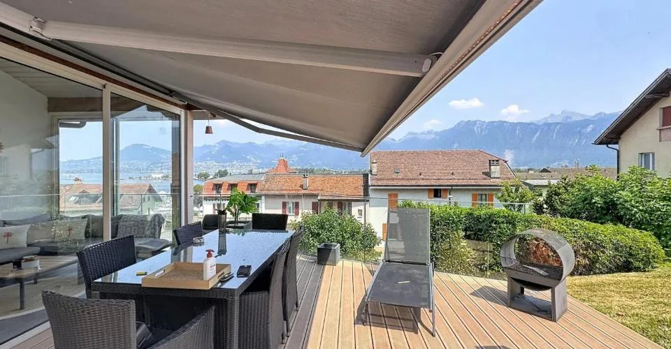Villa 5.5 rooms with 4 bedrooms and panoramic view of Lake Geneva, Bouveret – photo 21 of 22