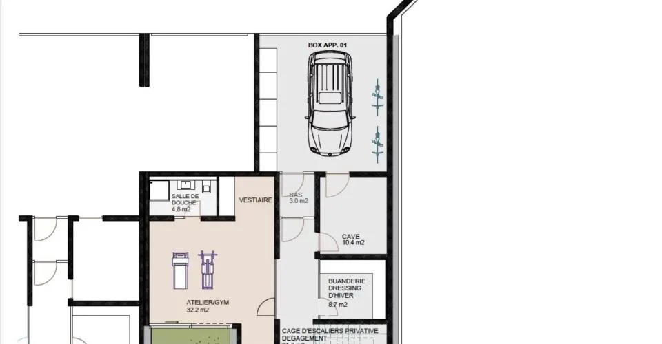 Elegante neue Duplexwohnung mit 6,5 Zimmern im Herzen von Genf – Foto 9 von 9