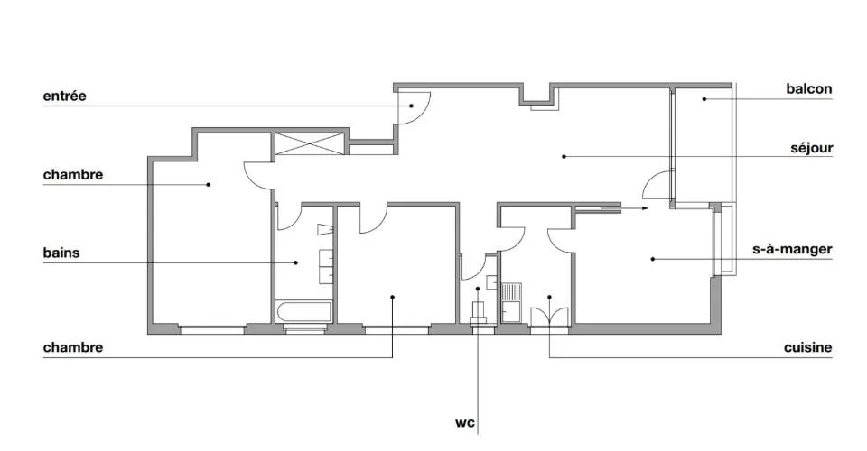 Bel appartement de 4.5 pièces au rez-de-chaussée – Foto 2 von 3