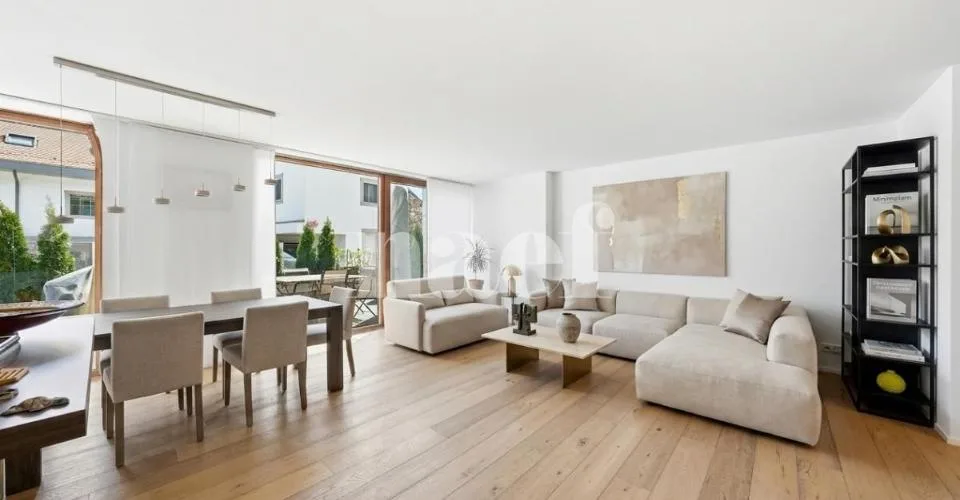 Lumineux et moderne appartement de 3.5 pièces au rez avec grande terrasse