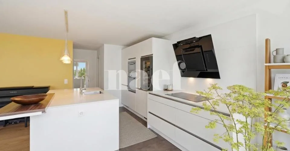 Lumineux et moderne appartement de 3.5 pièces au rez avec grande terrasse
