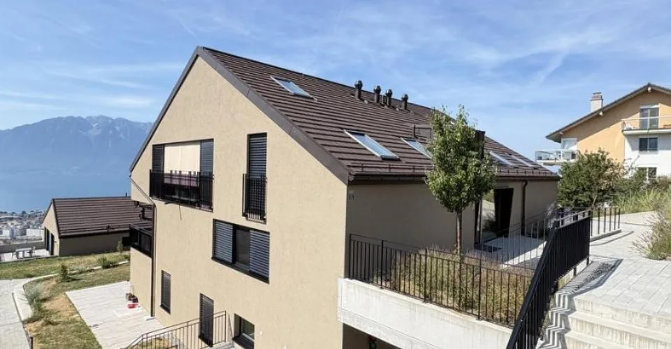Superbe 3.5 pièces avec jardin et vue sur le lac à Chardonne
