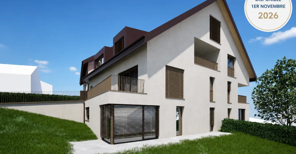 Nouvelle promotion à la location - Appartement Lot 1 de 3,5 pièces avec jardin