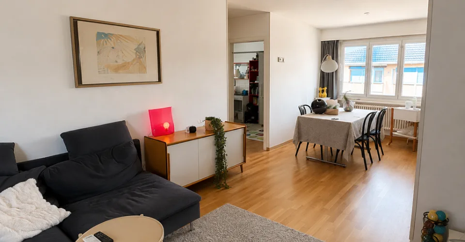 Appartement de 4 pièces au 2ème étage