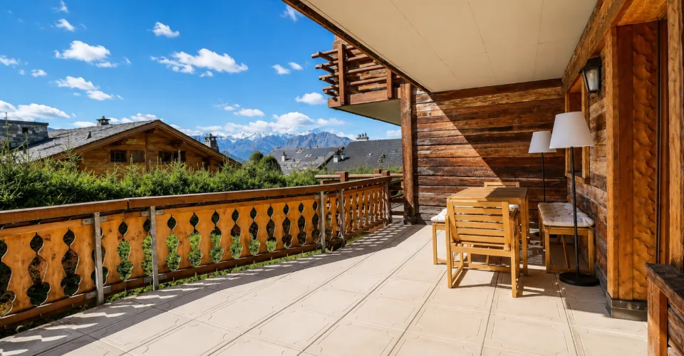 Spacieux duplex de trois chambres avec jardin privatif - à louer à Verbier – Foto 2 von 13