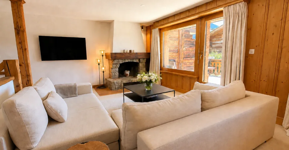 Spacieux duplex de trois chambres avec jardin privatif - à louer à Verbier – Foto 6 von 13