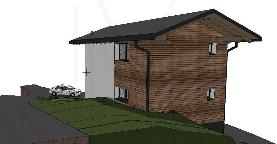 Terrain avec permis en force pour une villa-chalet individuel – Foto 7 von 7