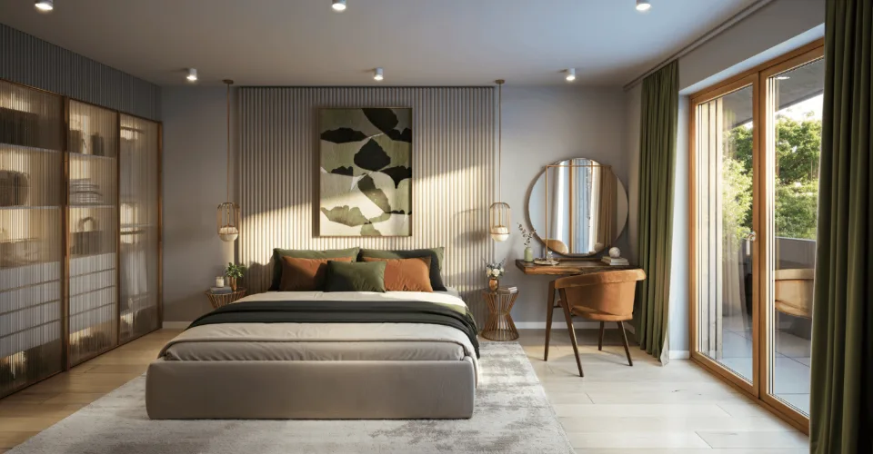 NEUBAUWOHNUNG UMGE BEN VON GRÜN – Foto 9 von 11