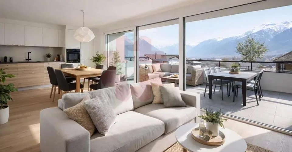 4.5 Zimmer Wohnung in Charrat – Foto 2 von 7