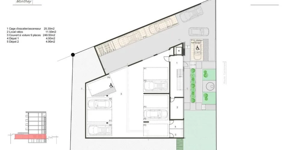Opportunité d'investissement à Monthey - 2,5 pièces neuf – photo 3 sur 5