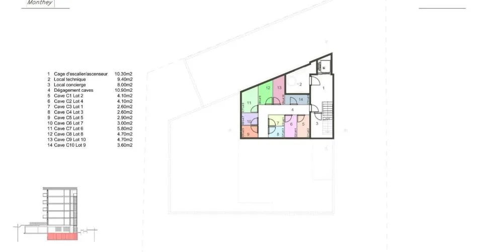 Opportunité d'investissement à Monthey - 2,5 pièces neuf – photo 4 sur 5