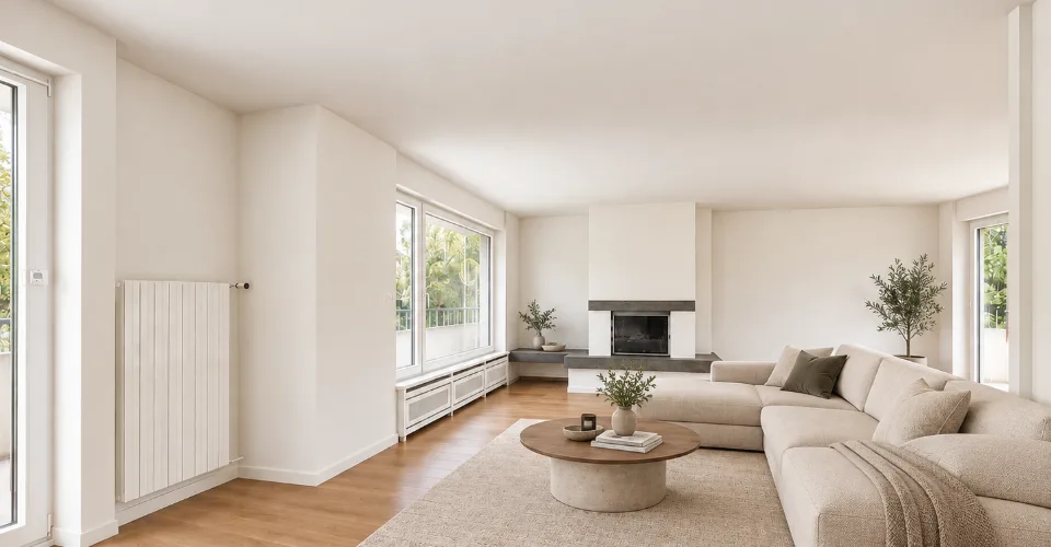Traumhafter Garten mit Pergola und Fernsicht, Garage und Aussenparkplatz