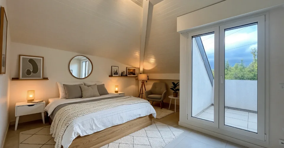 Dachgeschoss mit 3 Zimmern, 91m2 Wfl, ruhig und mit freier Sicht – Foto 10 von 14