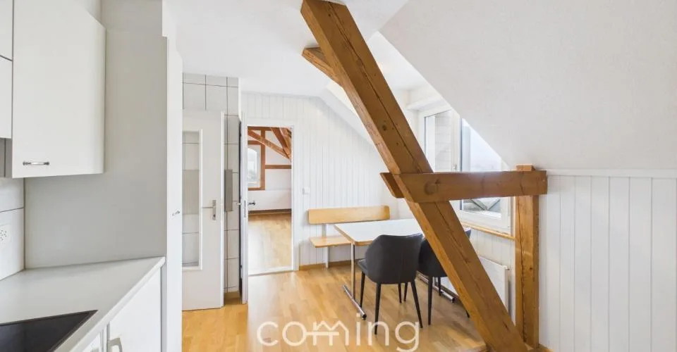 Appartement de 1.5 pièce sous les combles à Madiswil - situé au calme et prêt à être occupé immédiatement