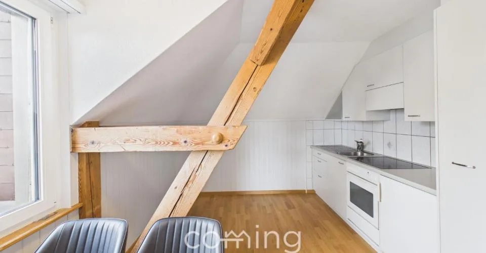 Appartement de 1.5 pièce sous les combles à Madiswil - situé au calme et prêt à être occupé immédiatement
