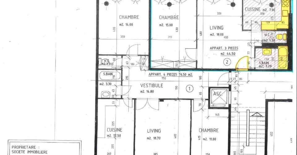 Appartement de 3 pièces entièrement rénové secteur gare – photo 2 sur 2