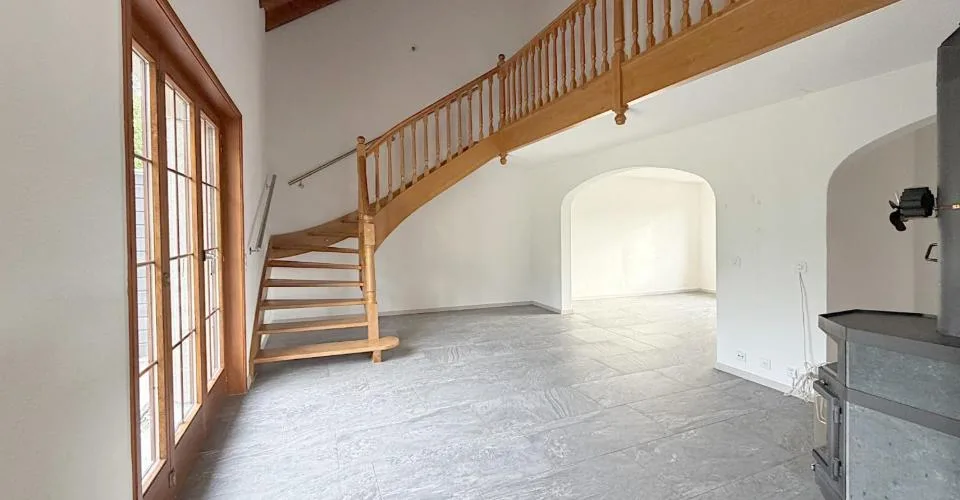 Villa mitoyenne avec jardin située à Yvonand dans quartier tranquille