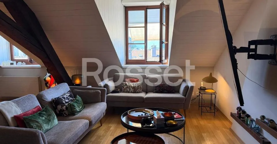 Magnifique duplex de 5 pièces au 6ème étage en vielle-ville – photo 2 sur 13