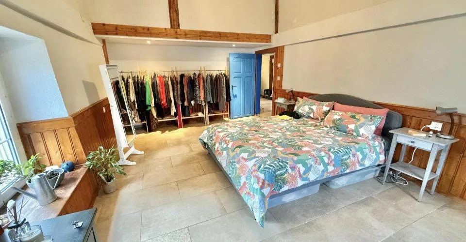 For rent in Bourrignon charming 4.5 room apartment on the 1st floor
