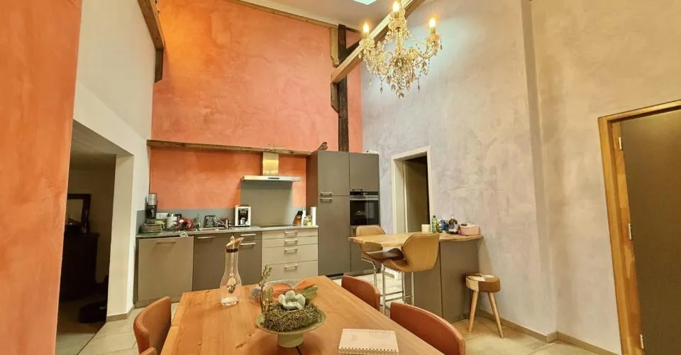 For rent in Bourrignon charming 4.5 room apartment on the 1st floor
