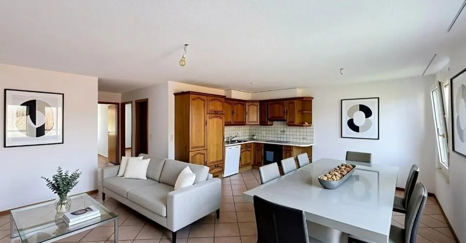 Libre de suite ? 3.5 pièces traversant, balcon et calme villageois – foto 4 di 12