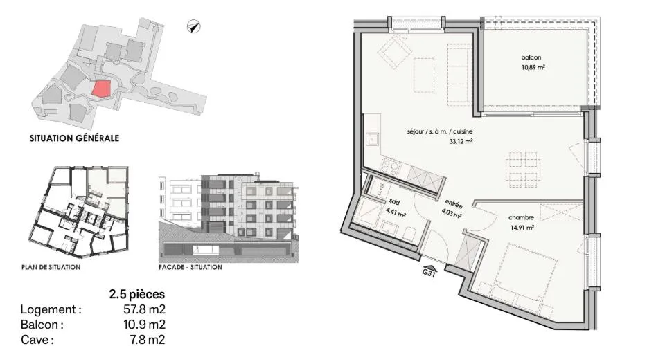 Attico di 2,5 locali al 3° piano – foto 12 di 12