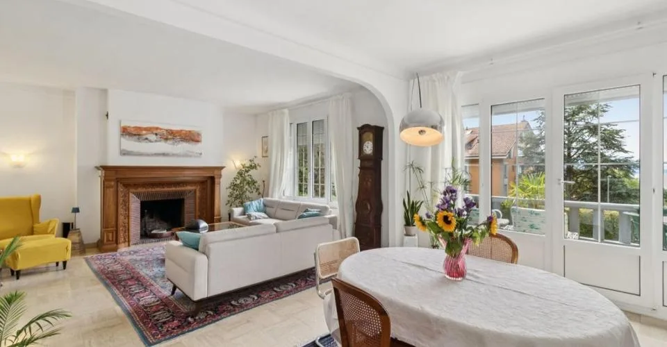 Superbe appartement avec grand jardin - Très jolie vue sur le lac – Foto 4 von 11