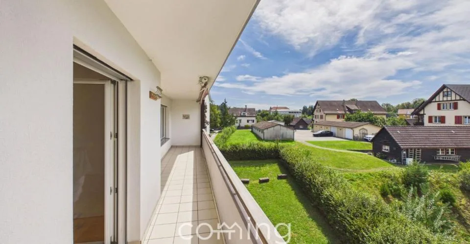 Modernisierte 4.5 Zimmerwohnung in Riedholz mit Bergsicht und Balkon – foto 12 di 13