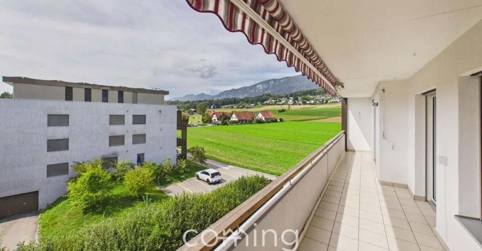 Modernisierte 4.5 Zimmerwohnung in Riedholz mit Bergsicht und Balkon – foto 13 di 13