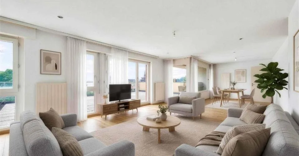 Montreux : appartement de 4,5 pièces avec vue imprenable sur le lac – photo 4 of 12